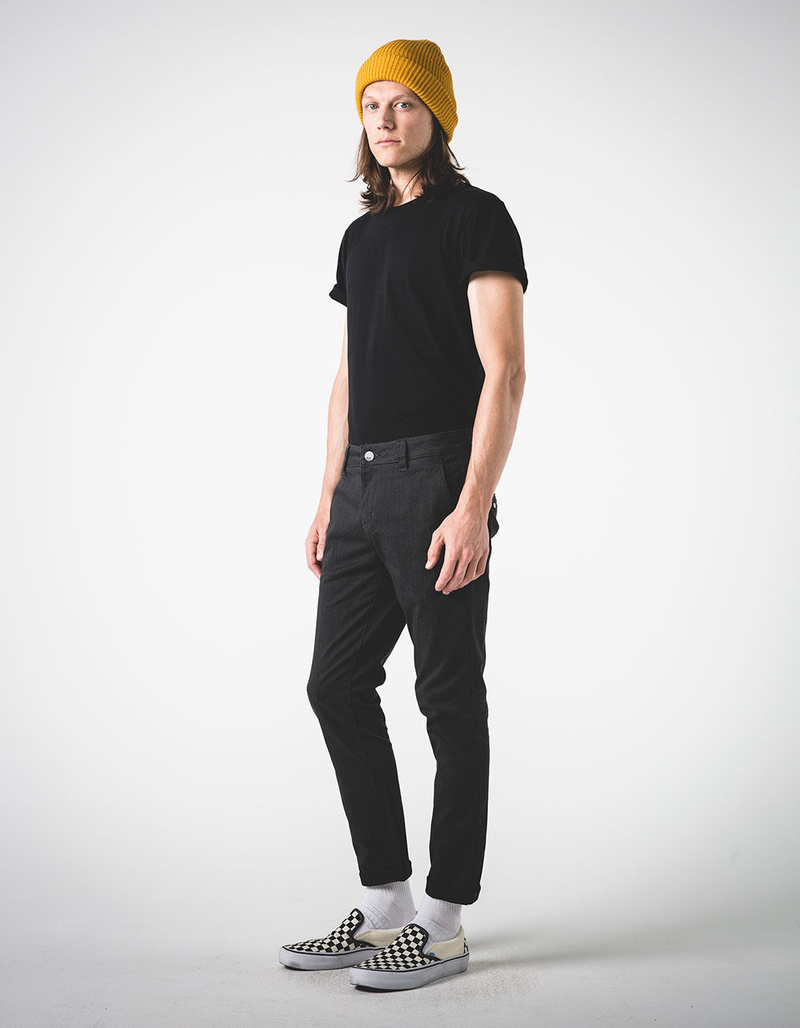 RSQ Seattle Mens Skinny Stretch Crop Stretch Chinos image number 0