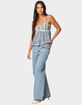 EDIKTED Lace Trim Babydoll Tank Top image number 4
