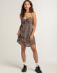 TIMING Ditsy Tie Womens Babydoll Dress image number 5