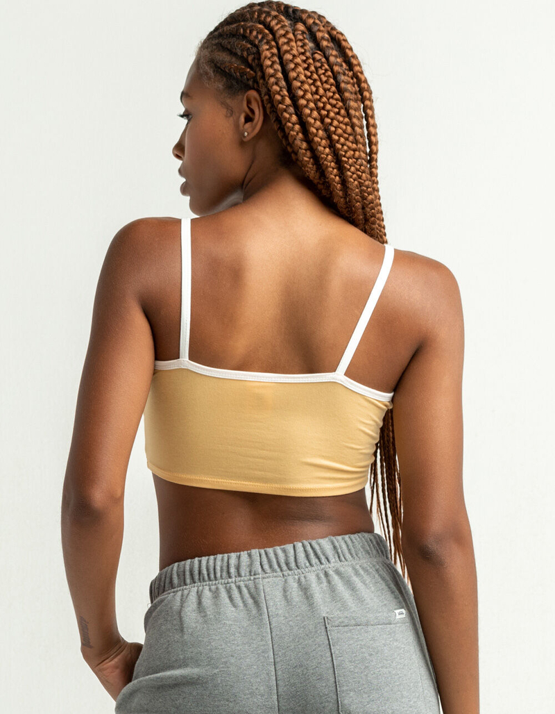 DESTINED Surplice Womens Yellow Cami image number 2