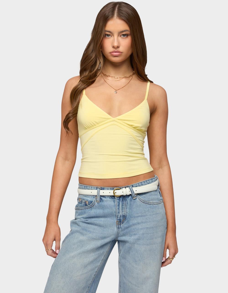 EDIKTED Evianna Double Tie Back Tank Top image number 0