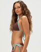 FULL TILT Texture Tall Triangle Bikini Top image number 4