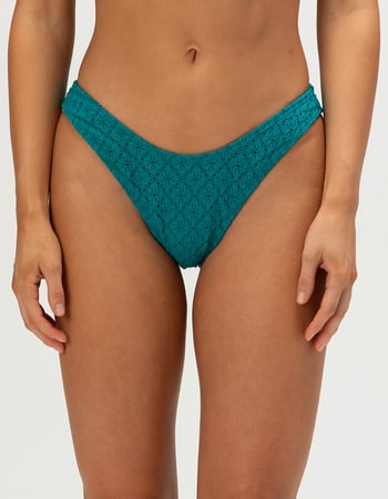 FULL TILT Textured Cheekier Bikini Bottoms Alternative Image