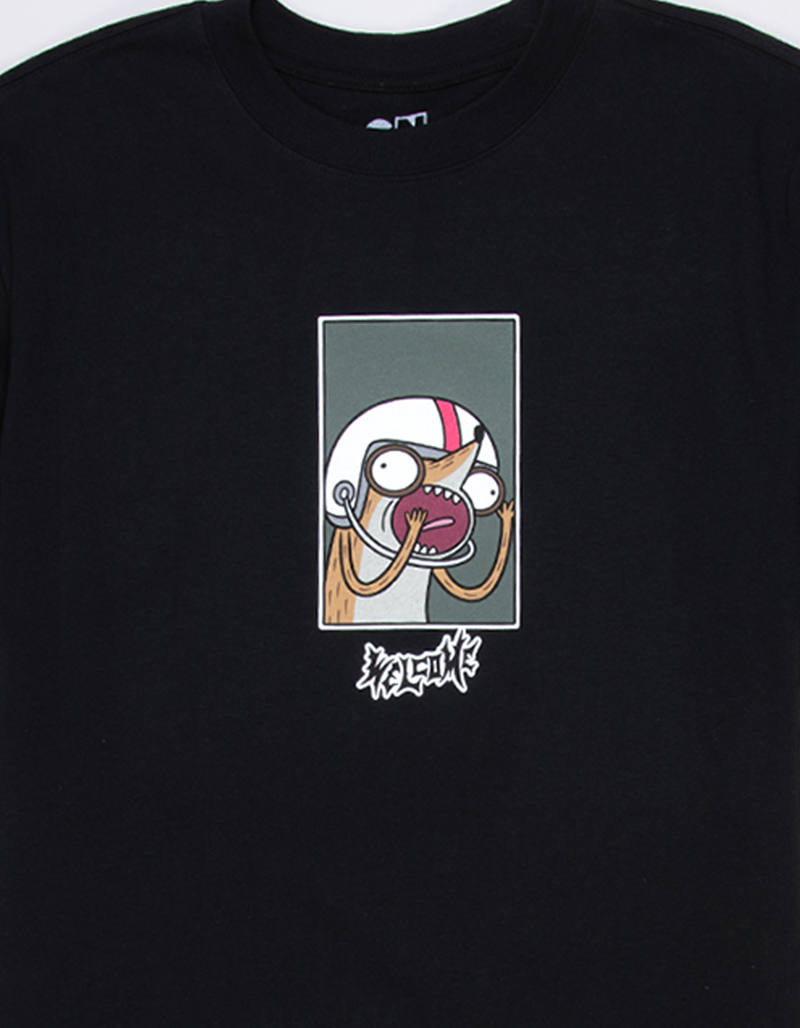 WELCOME SKATEBOARDS x Regular Show Rigby Mens Tee image number 1