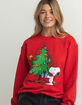 PEANUTS Snoopy Tree Womens Crewneck Sweatshirt image number 1