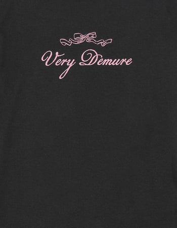 FULL TILT Demure Girls Baby Tee Alternative Image