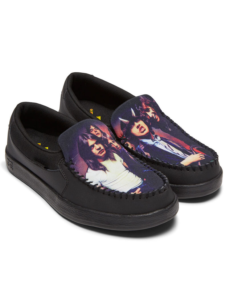 DC SHOES x AC/DC Villain Mens Mocassin Slippers image number 0