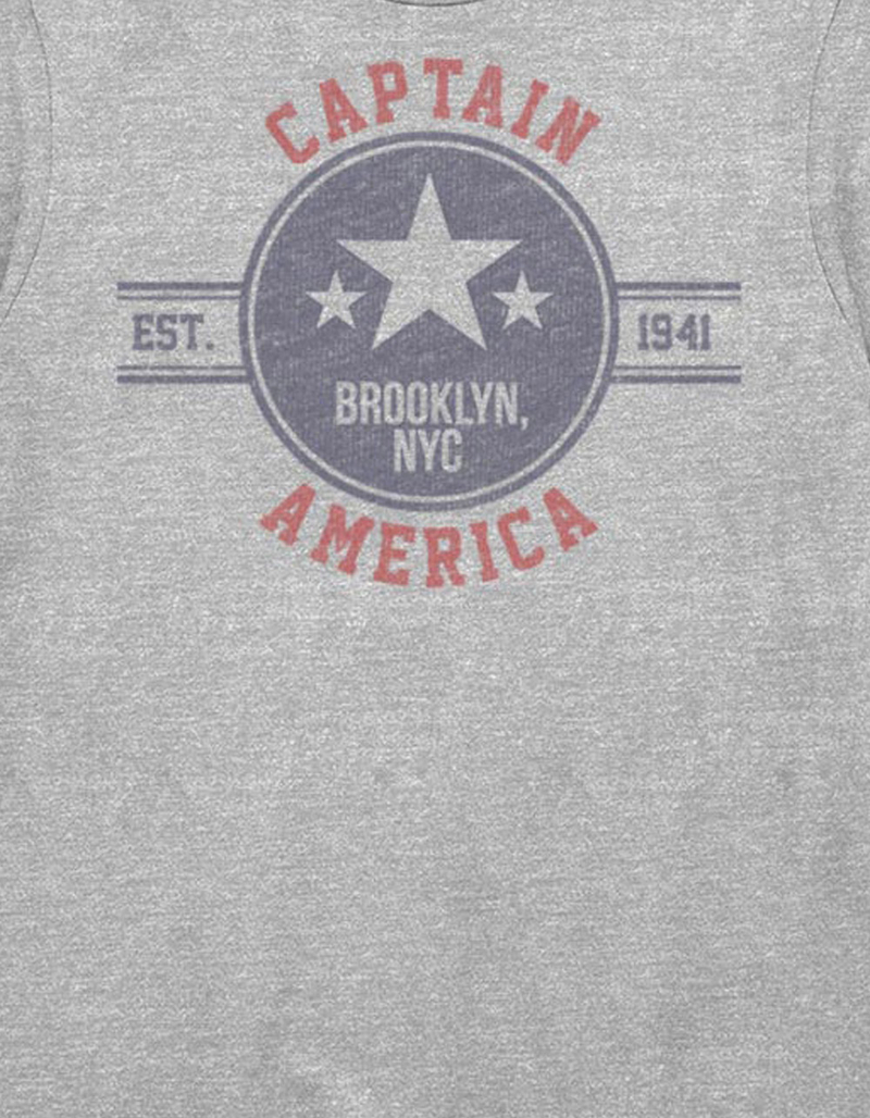 CAPTAIN AMERICA Brooklyn Star Unisex Tee image number 1