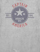 CAPTAIN AMERICA Brooklyn Star Unisex Tee image number 2