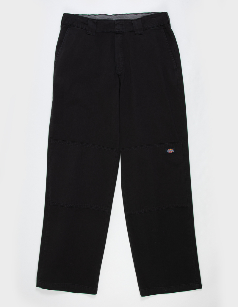 DICKIES Worn In Mens Double Knee Work Pants image number 1