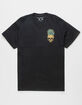 RIOT SOCIETY Pineapple Skull Mens Tee image number 1
