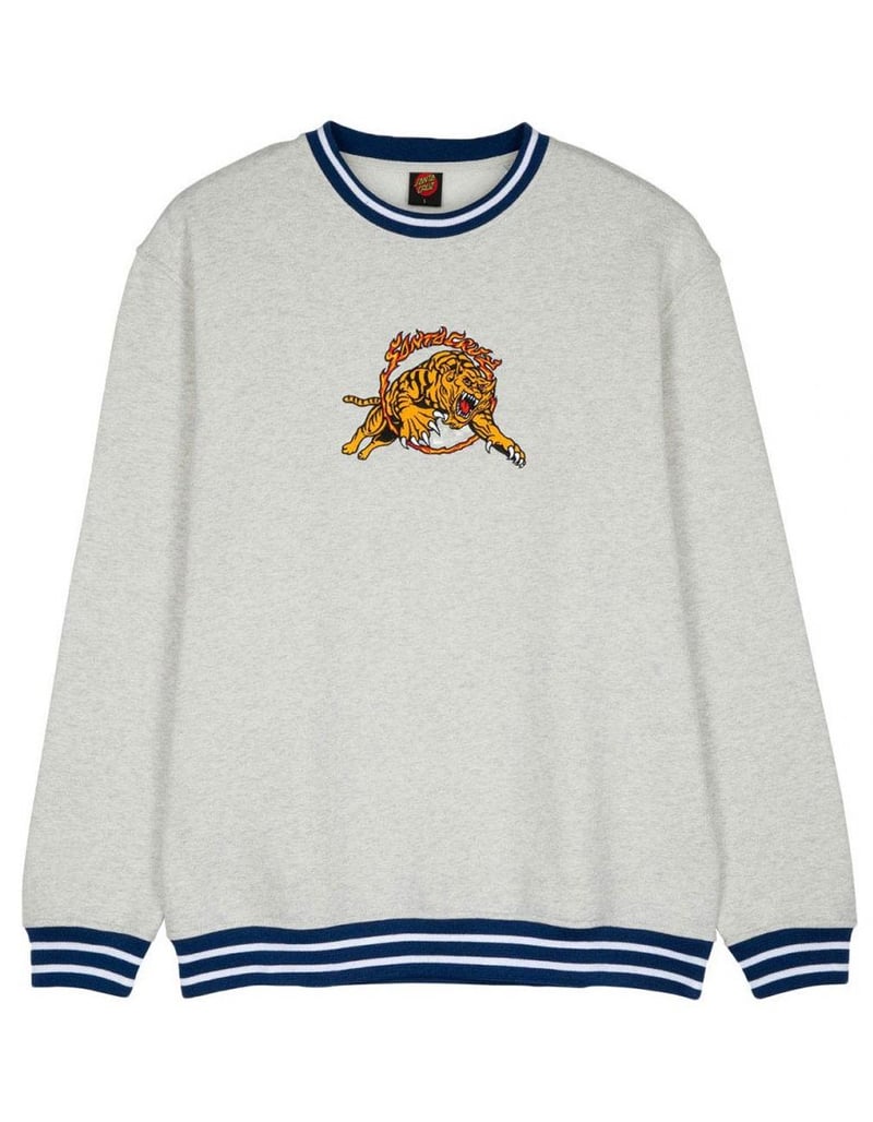 SANTA CRUZ Salba Tiger Simplified Mens Crewneck Sweatshirt image number 1