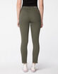RSQ High Rise Ankle Womens Olive Skinny Jeans image number 3