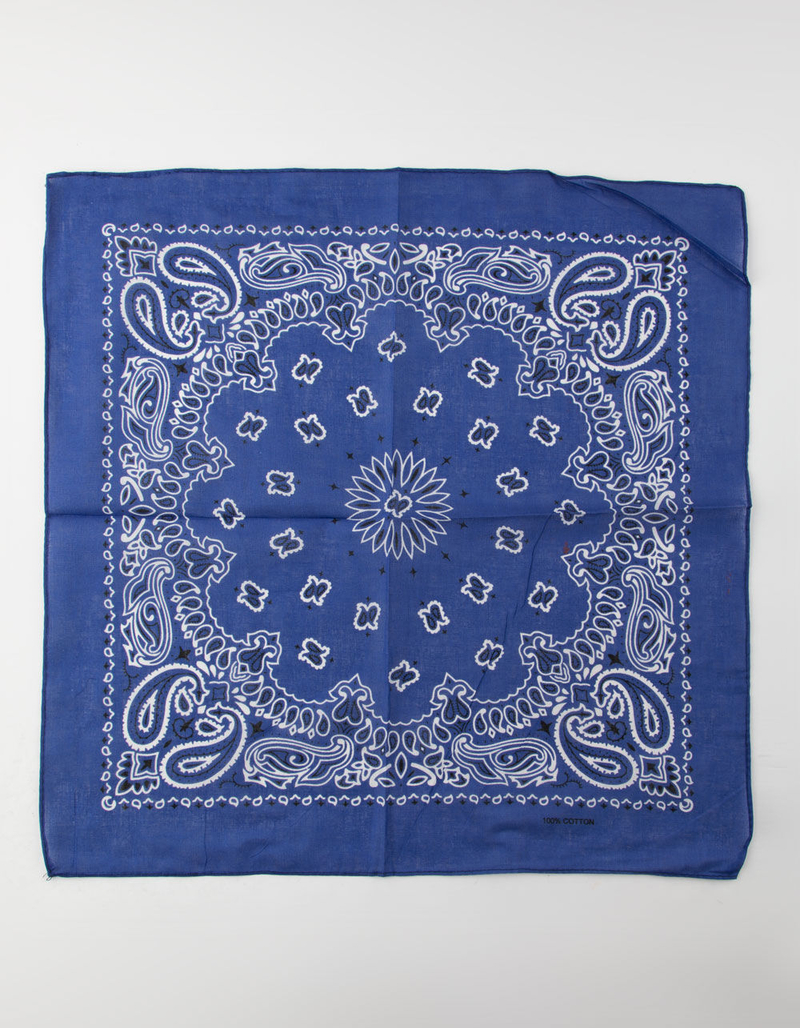 Blue Paisley Bandana image number 1