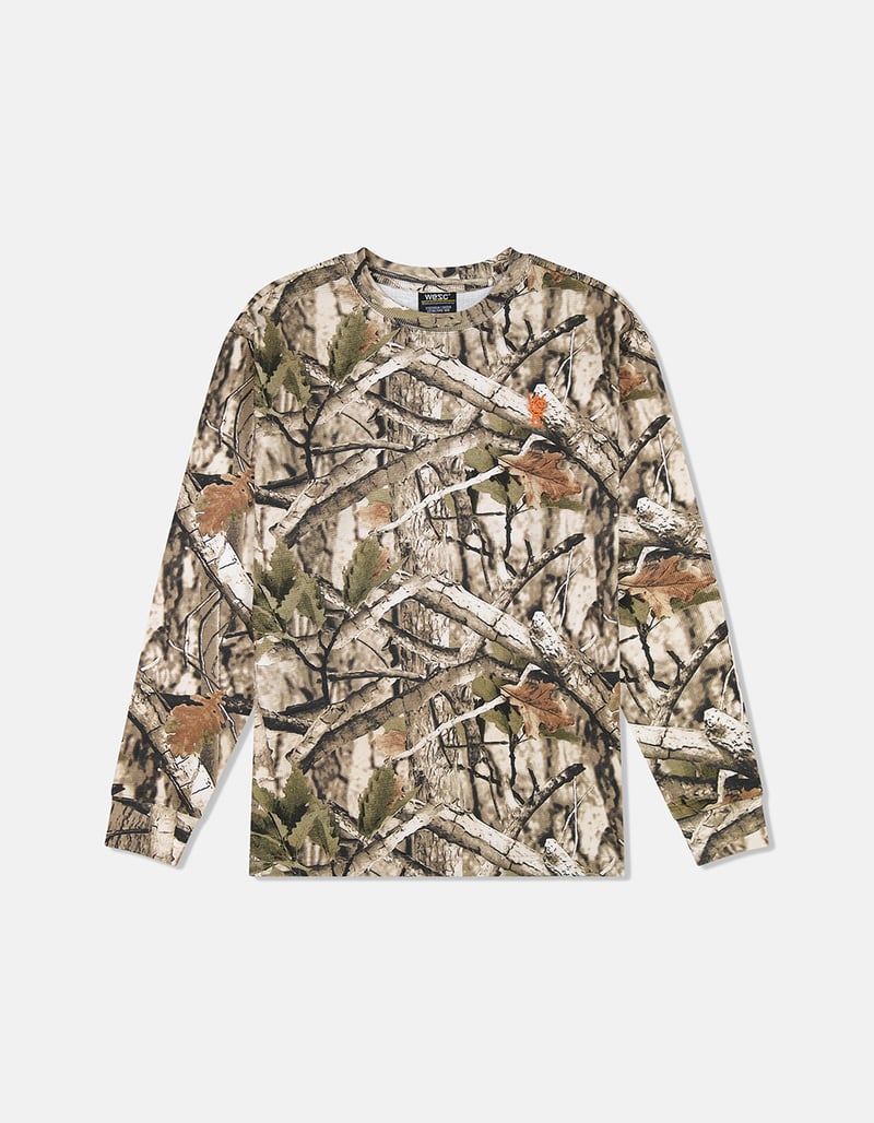 WESC Forest Camo Mens Long Sleeve Thermal image number 0