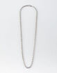 BLUE CROWN Rope Chain Silver Necklace image number 1