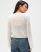 FULL TILT Tie Front Womens Cardigan image number 4