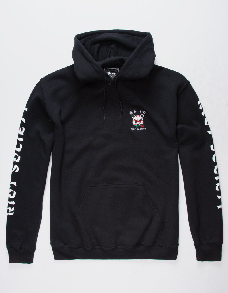 RIOT SOCIETY Kabuki Panda Mens Hoodie image number 0