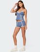 EDIKTED Eliane Contrast Lacey Tank Top image number 3
