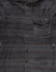 BILLABONG Furnace Pewter Mens Hooded Flannel Shirt image number 2