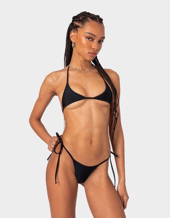 EDIKTED Elora Micro Triangle Bikini Top Primary Image