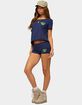 EDIKTED Brazilian Babe Low Rise Micro Shorts image number 5