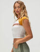 ROXY Retro Heritage Womens Raglan Baby Tee image number 3