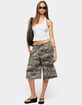 EDIKTED Camo Rush Oversized Bermuda Shorts image number 5