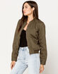 FULL TILT Quilted Womens Bomber Jacket image number 4