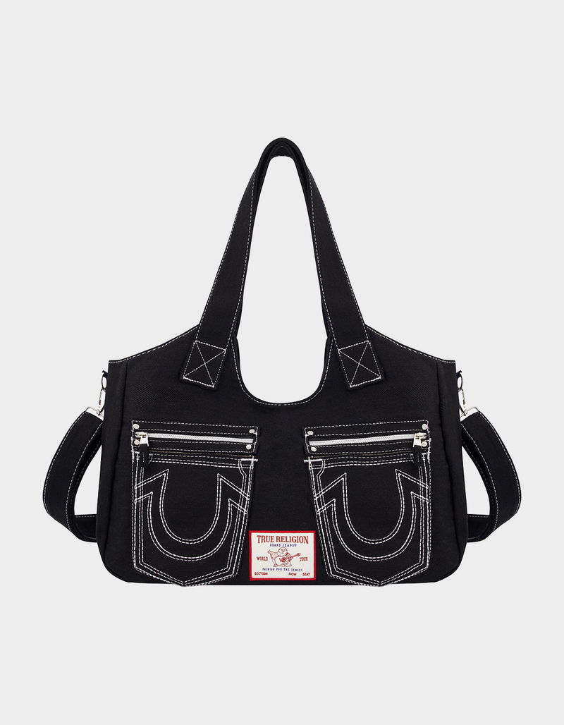 TRUE RELIGION Horseshoe Stitch Satchel Bag image number 0