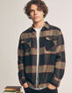 BRIXTON Bowery Mens Flannel Shirt image number 9
