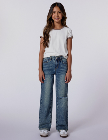 RSQ Girls High Rise Wide Leg Jeans Primary Image