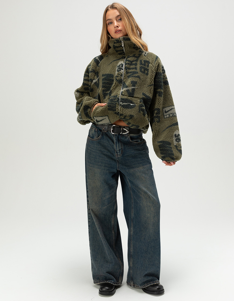 NIKE Sportswear Sherpa Womens Fleece Jacket image number 1