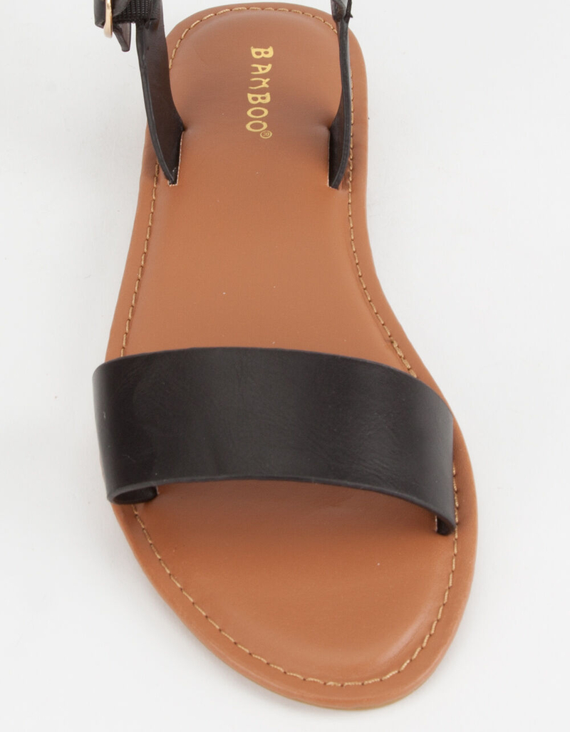 BAMBOO Ankle Strap Womens Sandals image number 4