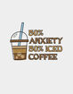 STICKER CABANA Anxiety And Coffee Sticker image number 1