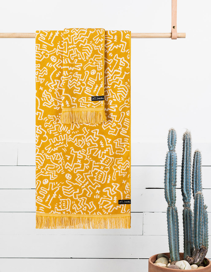 SLOWTIDE Keith Haring Breakers Hand Towel image number 1