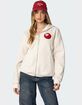 EDIKTED Magic 3 Oversized Zip Up Hoodie image number 1