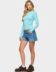 EDIKTED Galah Ribbed Long Sleeve Tee image number 8