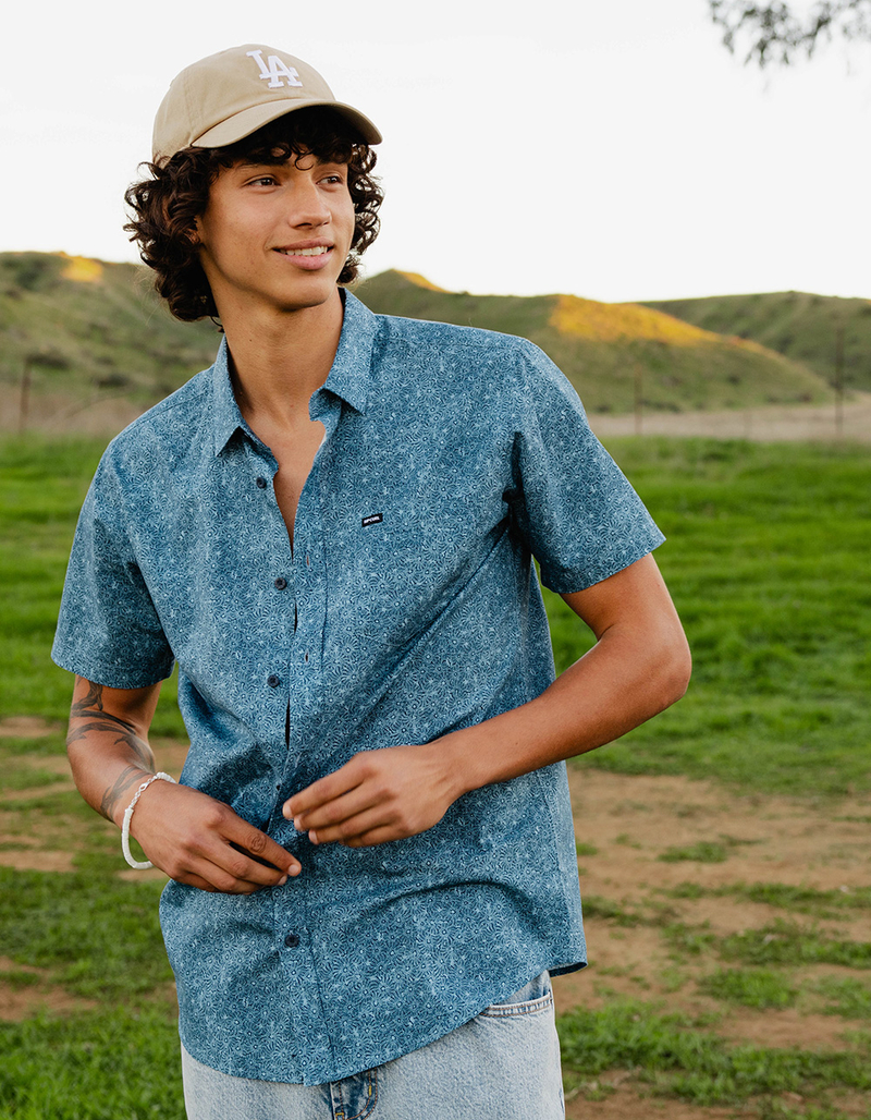 RIP CURL Hypno Micro Mens Button Up Shirt image number 2