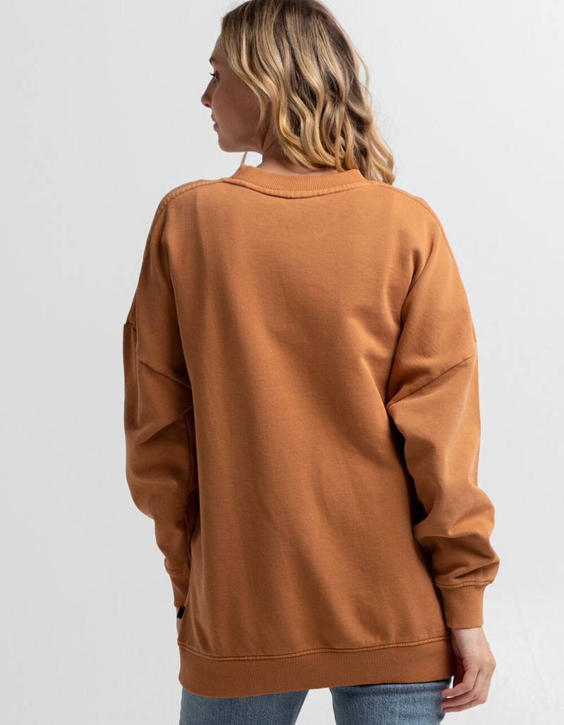 QUIKSILVER No Limits Womens Oversized Crew Neck Sweatshirt image number 2