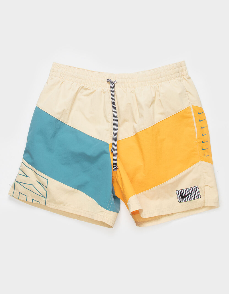 NIKE Multi Logo Vortex Icon Mens Volley Swim Trunks image number 2