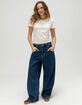 VANS De La Vans Womens Ringer Tee image number 2