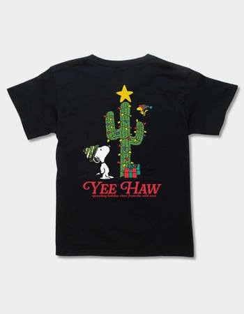 PEANUTS Yee Haw Holiday Unisex Kids Tee Alternative Image