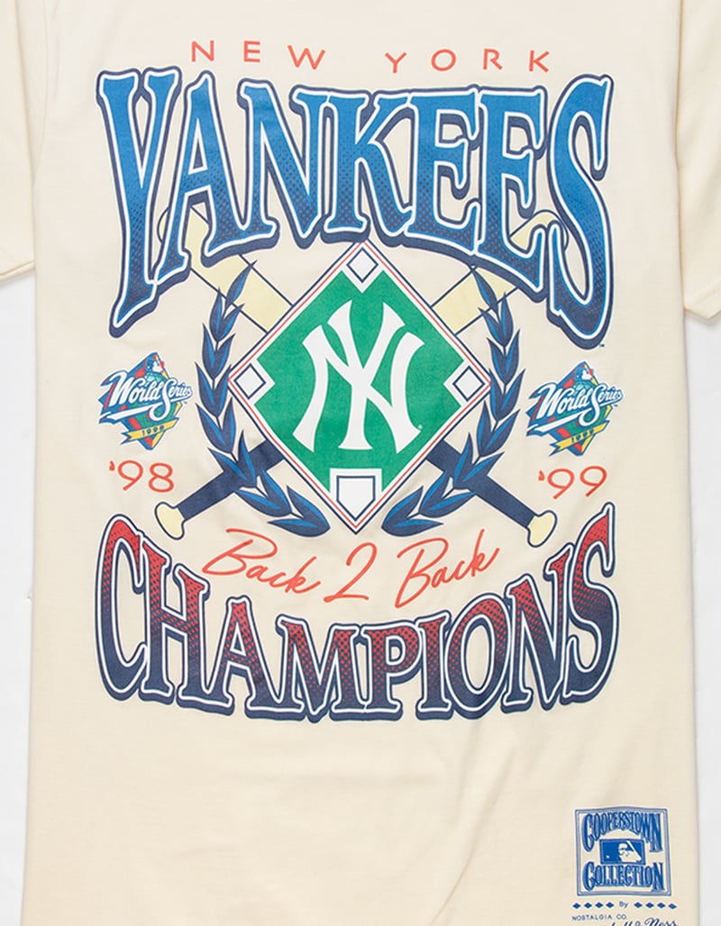 MITCHELL & NESS Yankees Champions Mens Tee - CREAM
