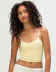 FULL TILT Lace Texture Womens Seamless Cami image number 1