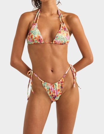 RHYTHM Sierra Floral Double Strap Womens Triangle Bikini Top Primary Image