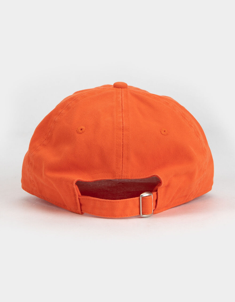 CROSS COLOURS Classic Embroidered Mens Orange Dad Hat image number 1