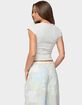 EDIKTED Alza Button Up Top image number 3