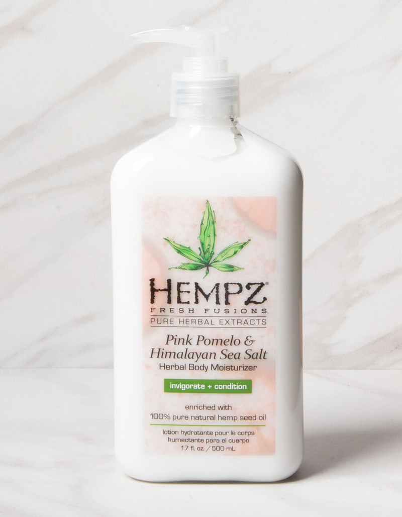 HEMPZ Fresh Fusions Pink Pomelo & Himalayan Sea Salt Herbal Body Moisturizer image number 0