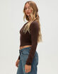 TILLYS Womens Long Sleeve Baby Tee image number 3